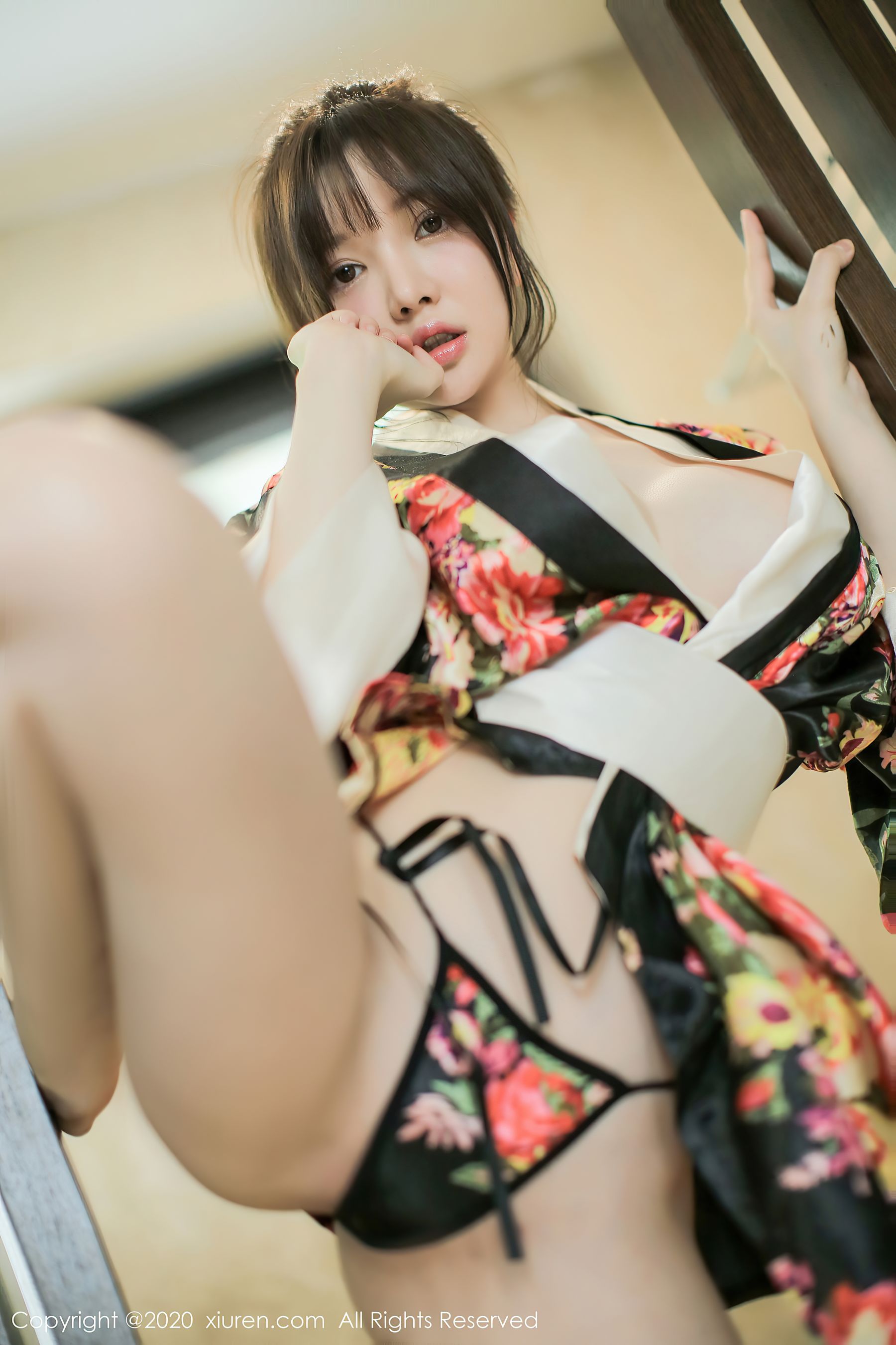 [秀人XiuRen] No.2581 糯美子Mini - 色彩艳丽的和服15